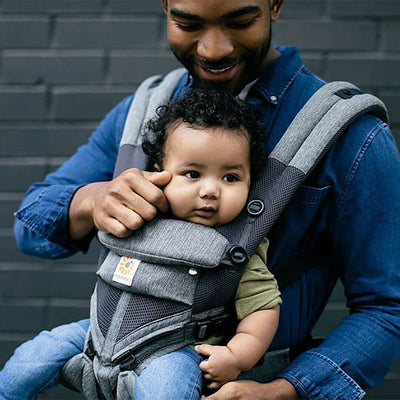 Bambinista-ERGOBABY-Carriers-ERGOBABY Omni 360 Cool Air Mesh Baby Carrier - Classic Weave