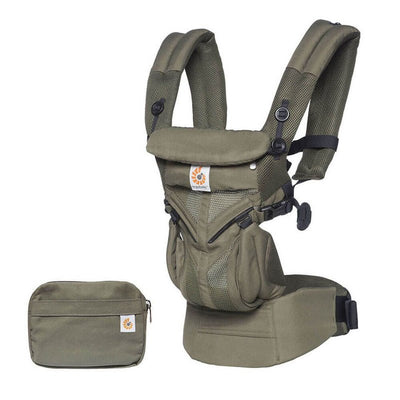 Bambinista-ERGOBABY-Carriers-ERGOBABY Omni 360 Cool Air Mesh Baby Carrier - Khaki Green