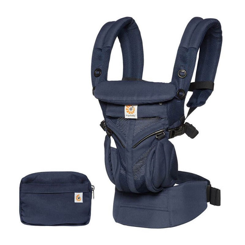 Bambinista-ERGOBABY-Carriers-ERGOBABY Omni 360 Cool Air Mesh Baby Carrier - Midnight Blue