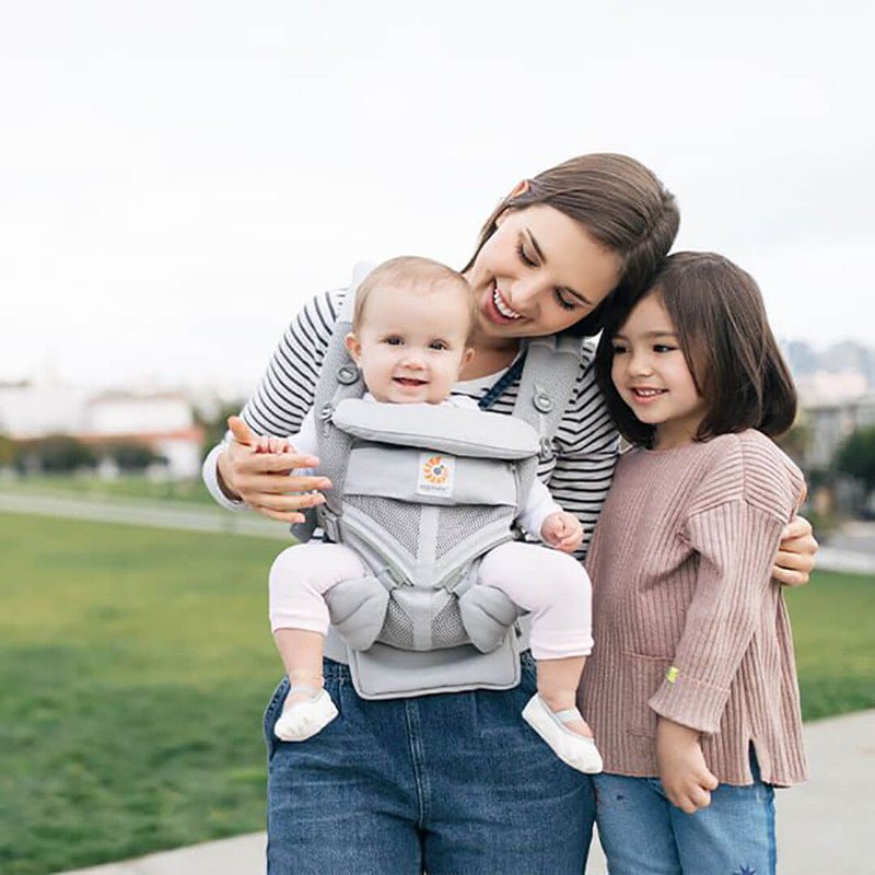 Bambinista-ERGOBABY-Carriers-ERGOBABY Omni 360 Cool Air Mesh Baby Carrier- Pearl Grey