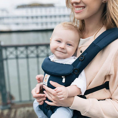Bambinista-ERGOBABY-Carriers-ERGOBABY Omni 360 Cotton Baby Carrier - Midnight Blue