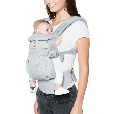 Bambinista-ERGOBABY-Carriers-ERGOBABY Omni 360 Cotton Baby Carrier - Pearl Grey