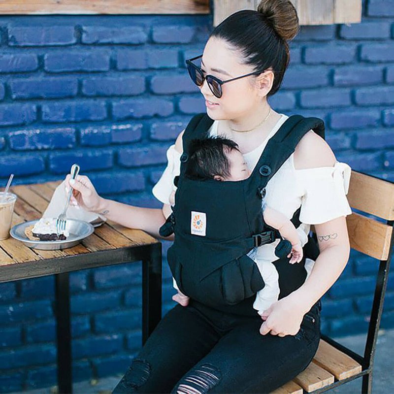 Bambinista-ERGOBABY-Carriers-ERGOBABY Omni 360 Cotton Baby Carrier - Pure Black