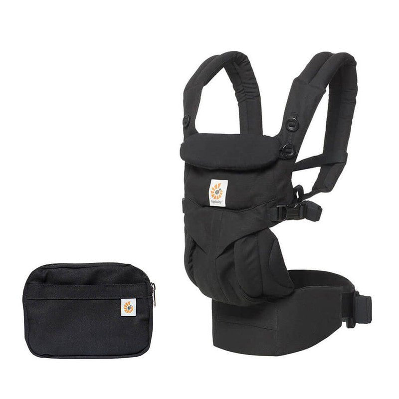 Bambinista-ERGOBABY-Carriers-ERGOBABY Omni 360 Cotton Baby Carrier - Pure Black