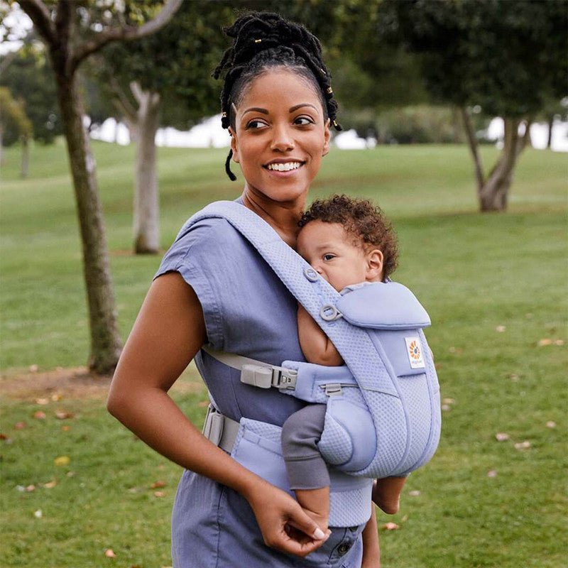 Bambinista-ERGOBABY-Carriers-ERGOBABY Omni Breeze Baby Carrier - Blue Lavender