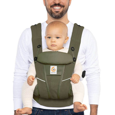 Bambinista-ERGOBABY-Carriers-ERGOBABY Omni Breeze Baby Carrier - Olive Green