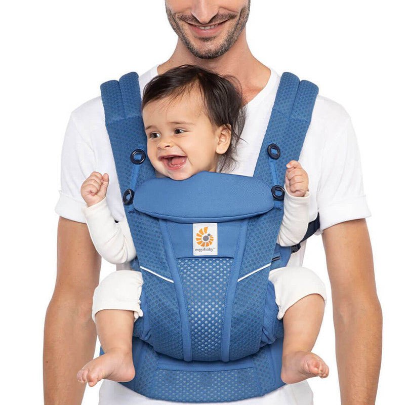 Bambinista-ERGOBABY-Carriers-ERGOBABY Omni Breeze Baby Carrier - Sapphire Blue