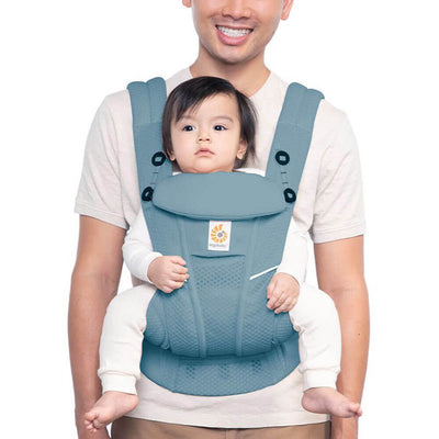 Bambinista-ERGOBABY-Carriers-ERGOBABY Omni Breeze Baby Carrier - Slate Blue