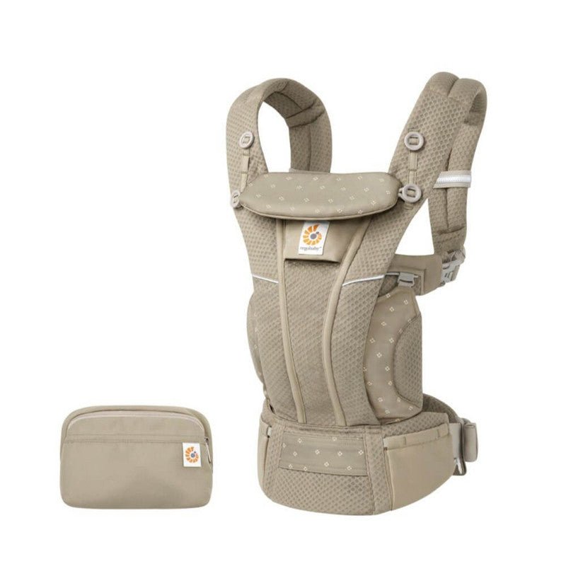 Bambinista-ERGOBABY-Carriers-ERGOBABY Omni Breeze Baby Carrier - Soft Olive Diamond