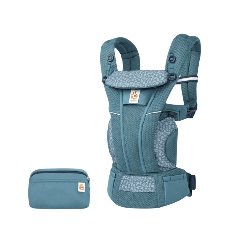 Bambinista-ERGOBABY-Carriers-ERGOBABY Omni Breeze Baby Carrier - Twilight Blue Daisies