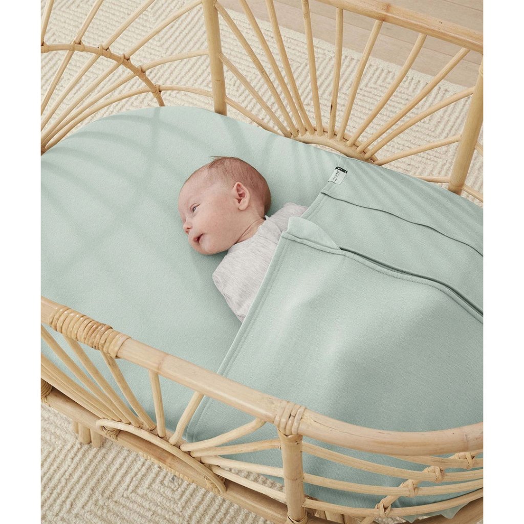 ERGOPOUCH Cot Tuck Sheet for 0.2/1.0 TOG Sage Bambinista