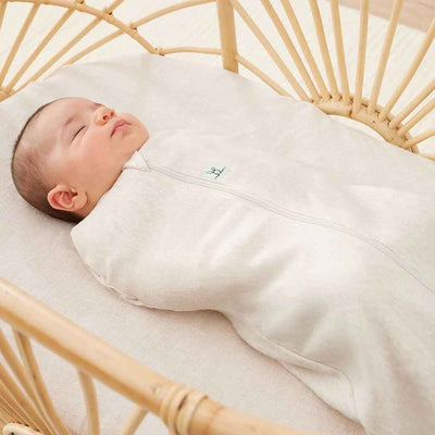Bambinista-ERGOPOUCH-Sleeping Bags-ERGOPOUCH - Organic All Year Cocoon Swaddle Sleeping Bag 1.0 Tog - Oatmeal