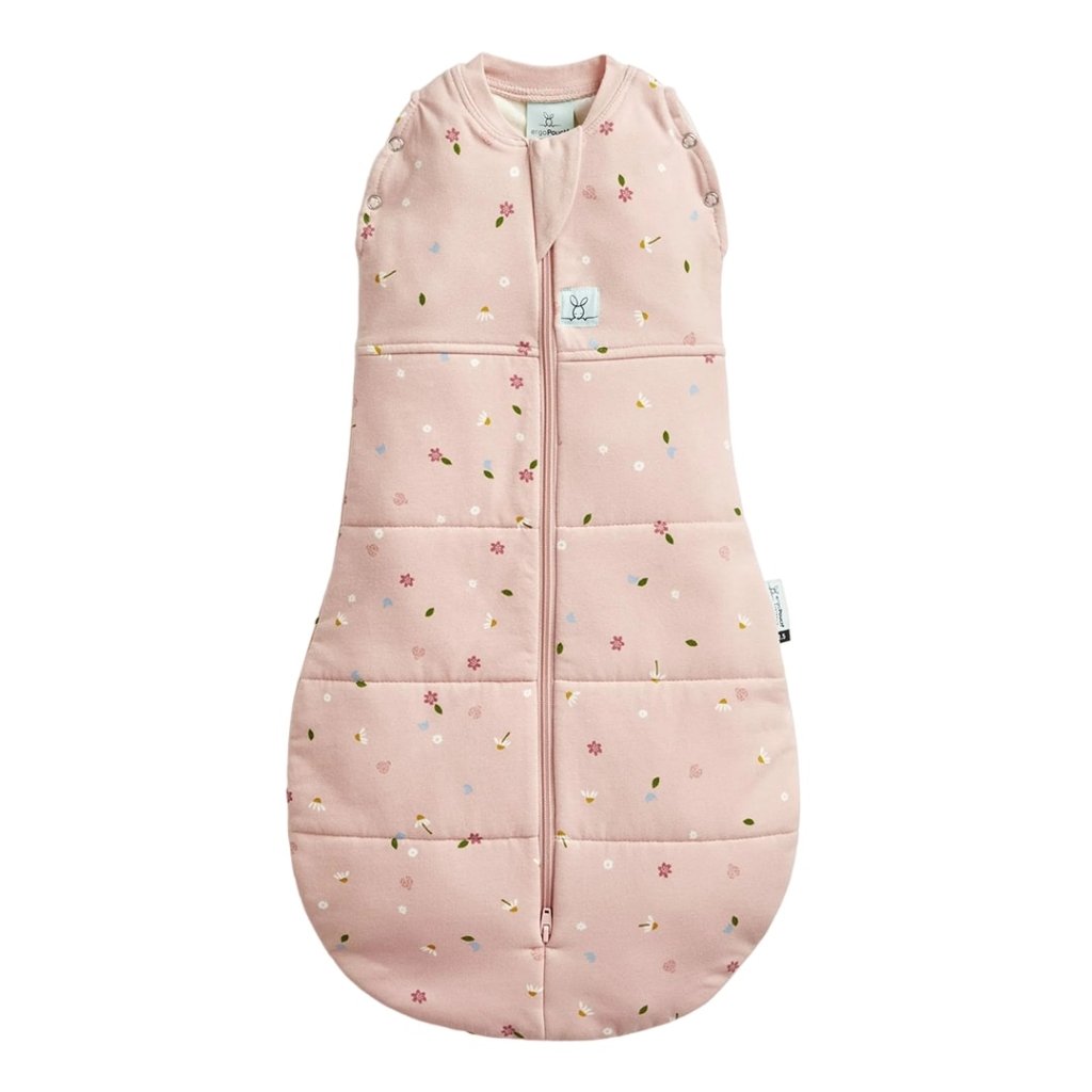 Bambinista-ERGOPOUCH-Sleeping Bags-ERGOPOUCH - Organic Cocoon Swaddle Bag 2.5 TOG - Daisies