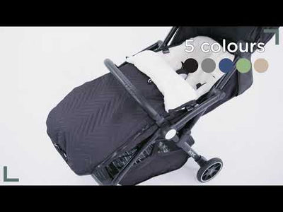 Leclerc Magicfold Plus Footmuff Deluxe - Black