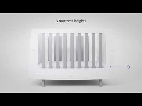 SnuzKot Mode Cot Bed – White