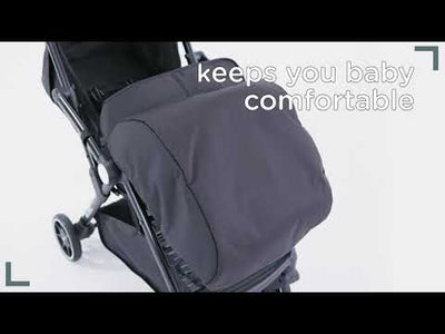 Leclerc Magicfold Plus Footmuff Quick - Black