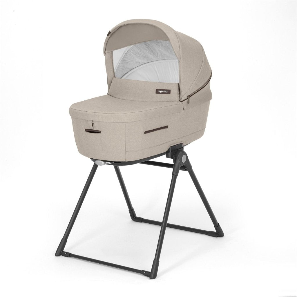 Bambinista-INGLESINA-Travel-INGLESINA Aptica 5 Piece Travel Systems with Car Seat and 360 Rotating Isofix Base - Pashmina Beige