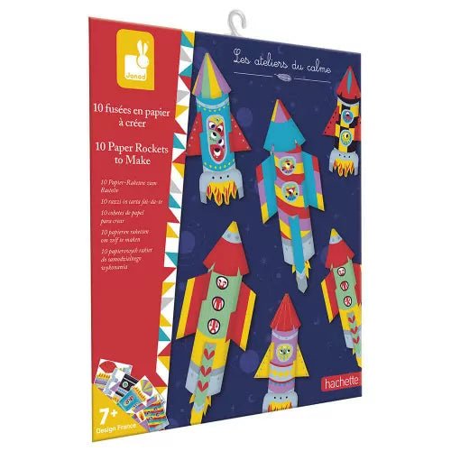 Bambinista-Janod-Toys-Janod 10 Paper Rockets to Make