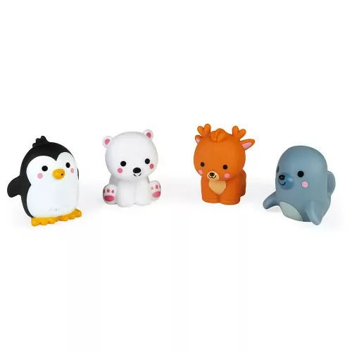 Bambinista-Janod-Toys-Janod 4 Polar Animals Squirters Bath Toys