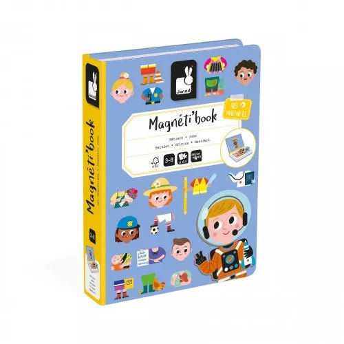 Bambinista-Janod-Toys-Janod Jobs Magneti'book - 52 Magnets