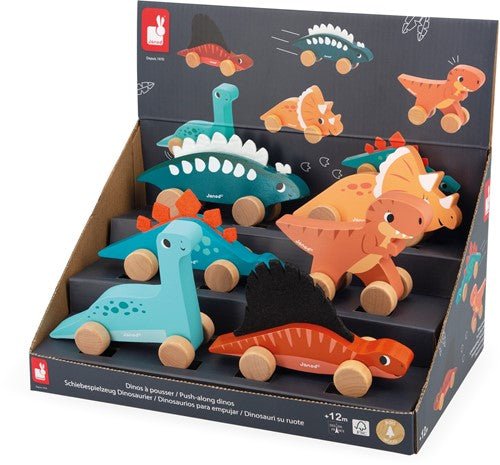 Bambinista-Janod-Toys-Janod Push Along Dinos