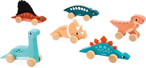 Bambinista-Janod-Toys-Janod Push Along Dinos