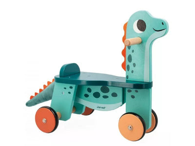 Bambinista-Janod-Toys-Janod Ride-on Wooden Dinosaur