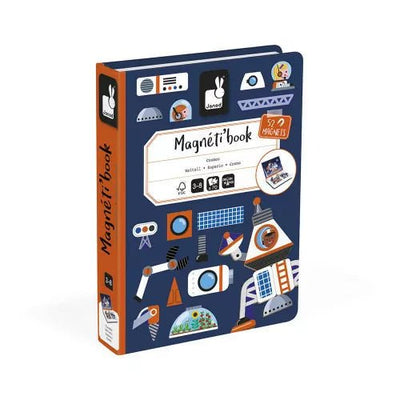 Bambinista-Janod-Toys-Janod Space Magneti'book - 52 magnets