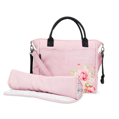 Bambinista-LECLERC-Travel-Leclerc Baby by Monnalisa Diaper Bag - Antique Pink