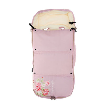Bambinista-LECLERC-Travel-Leclerc Baby by Monnalisa Footmuff - Antique Pink