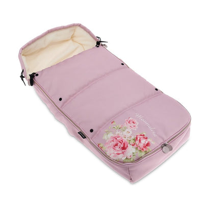 Bambinista-LECLERC-Travel-Leclerc Baby by Monnalisa Footmuff - Antique Pink