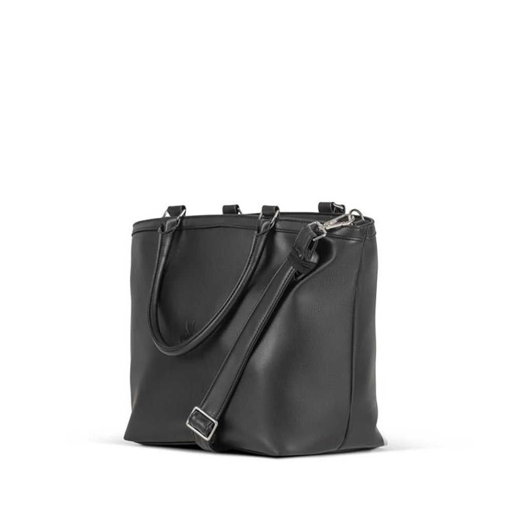 Bambinista-LECLERC-Travel-LECLERC Baby Luxury Changing Bag faux leather - Black