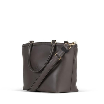 Bambinista-LECLERC-Travel-LECLERC Baby Luxury Changing Bag faux leather - Brown
