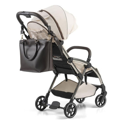 Bambinista-LECLERC-Travel-LECLERC Baby Luxury Changing Bag faux leather - Brown