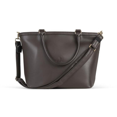 Bambinista-LECLERC-Travel-LECLERC Baby Luxury Changing Bag faux leather - Brown