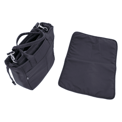 Bambinista-LECLERC-Travel-Leclerc Diaperbag Fabric - Black