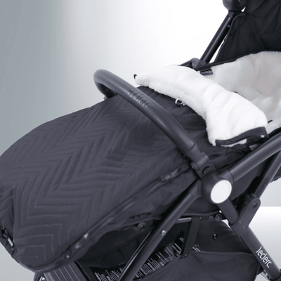 Bambinista-LECLERC-Travel-Leclerc Footmuff De Luxe - Black
