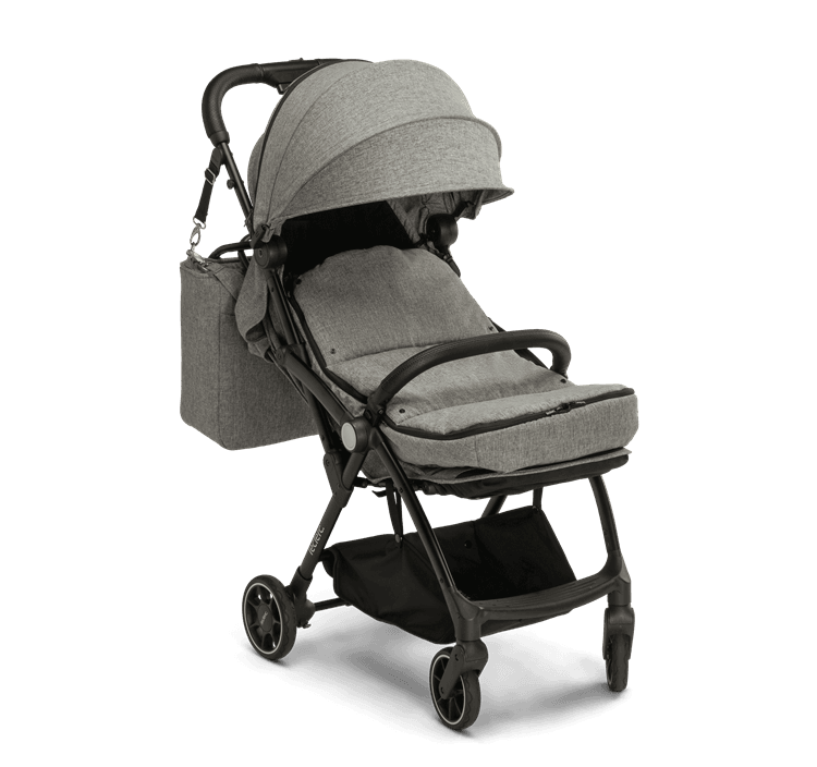 Bambinista-LECLERC-Travel-Leclerc Footmuff Polar - Grey Melange