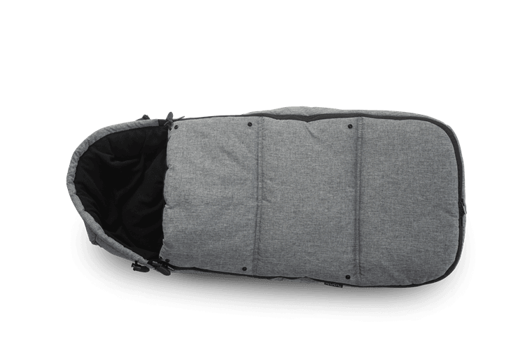 Bambinista-LECLERC-Travel-Leclerc Footmuff Polar - Grey Melange