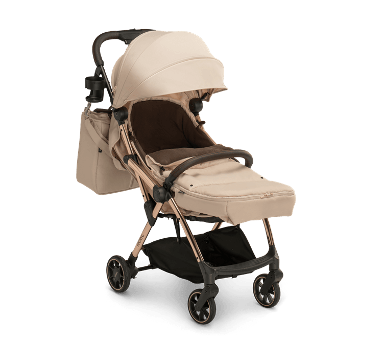 Bambinista-LECLERC-Travel-Leclerc Footmuff Polar - Sand Chocolate