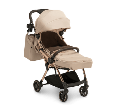 Bambinista-LECLERC-Travel-Leclerc Footmuff Polar - Sand Chocolate