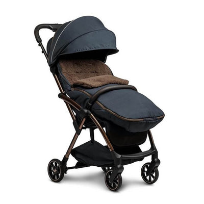 Bambinista-LECLERC-Travel-LECLERC Influencer Air Footmuff Teddy - Denim Blue (DAMAGED BOX)