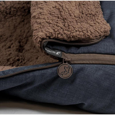 Bambinista-LECLERC-Travel-LECLERC Influencer Air Footmuff Teddy - Denim Blue (DAMAGED BOX)