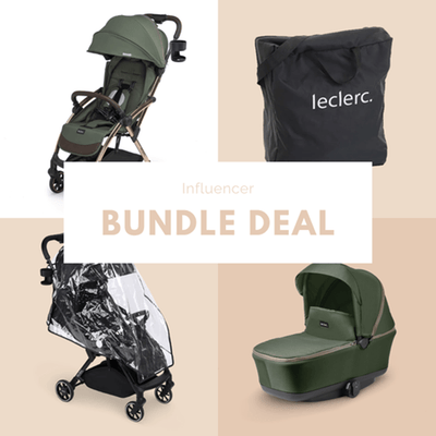 Bambinista-LECLERC-Travel-Leclerc Influencer + Bassinet Bundle - Army Green