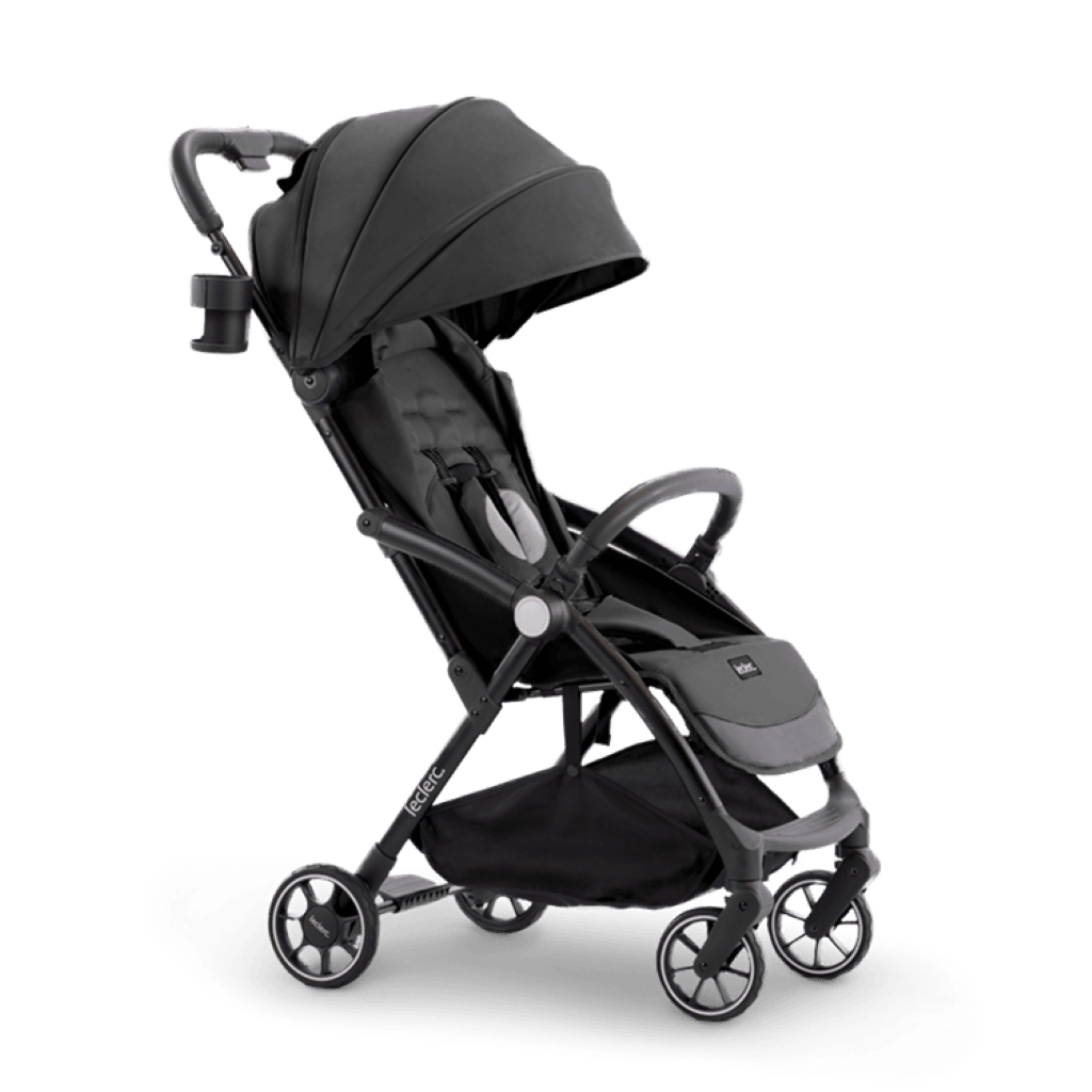 Bambinista-LECLERC-Travel-Leclerc Magicfold™ Plus + Bassinet - Black