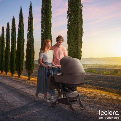 Bambinista-LECLERC-Travel-Leclerc Magicfold™ Plus + Bassinet - Grey
