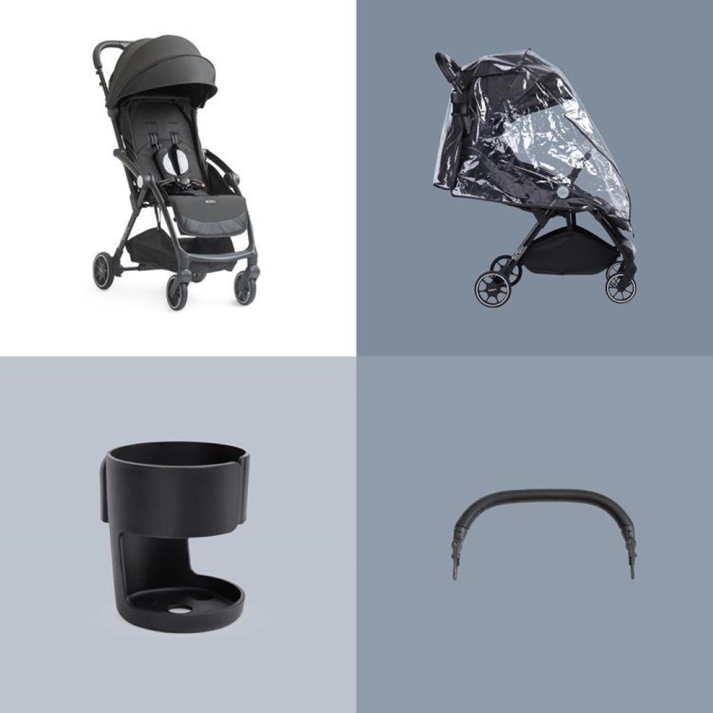 Bambinista-LECLERC-Travel-Leclerc Magicfold™ Plus Stroller - Black