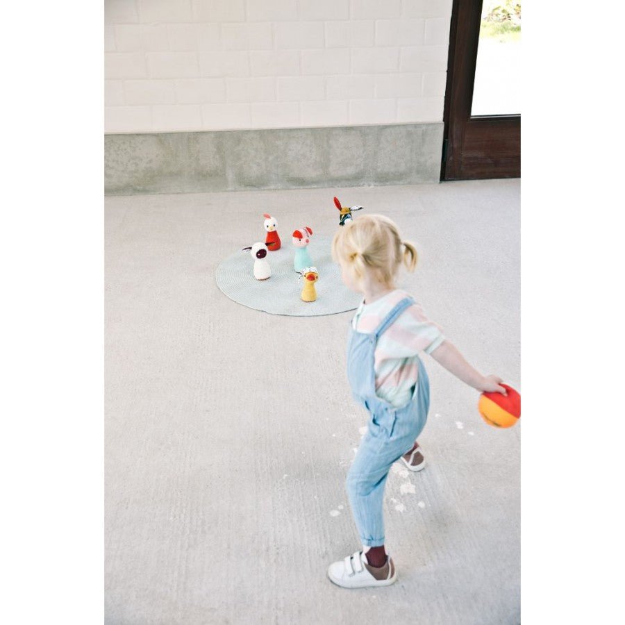 Bambinista-LILLIPUTIENS-Toys-LILLIPUTIENS My First Bowling Pins Farm