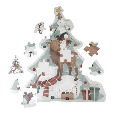 Bambinista-LITTLE DUTCH-Toys-LITTLE DUTCH Christmas Jigsaw Puzzle XL FSC