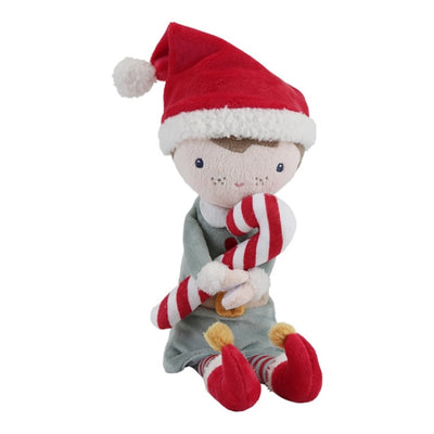 Bambinista-LITTLE DUTCH-Toys-LITTLE DUTCH Cuddle Doll Christmas Jim - 35cm